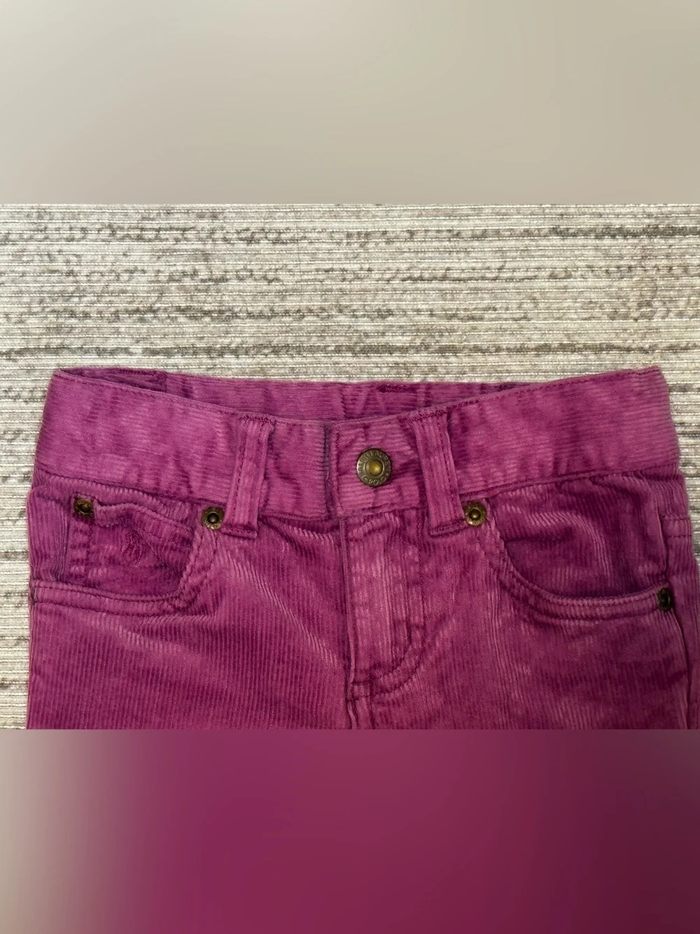 Ralph Lauren Purple Corduroy Flare Pants Size 3T